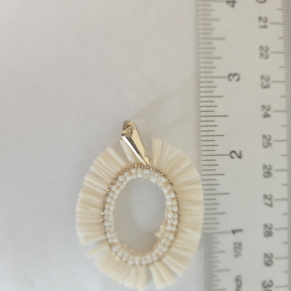 Boho Chic Gold Oval Dangle Earrings for Causal Wear or Parties - Picture 4 of 4